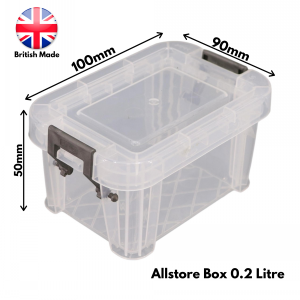 Allstore Plastic Storage Box Size 02 (0.2 Litre)